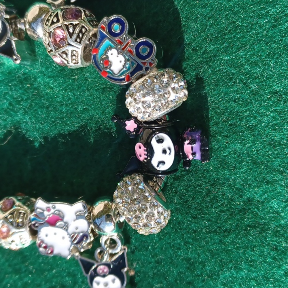 NEW Kuromi and Hello Kitty bracelet